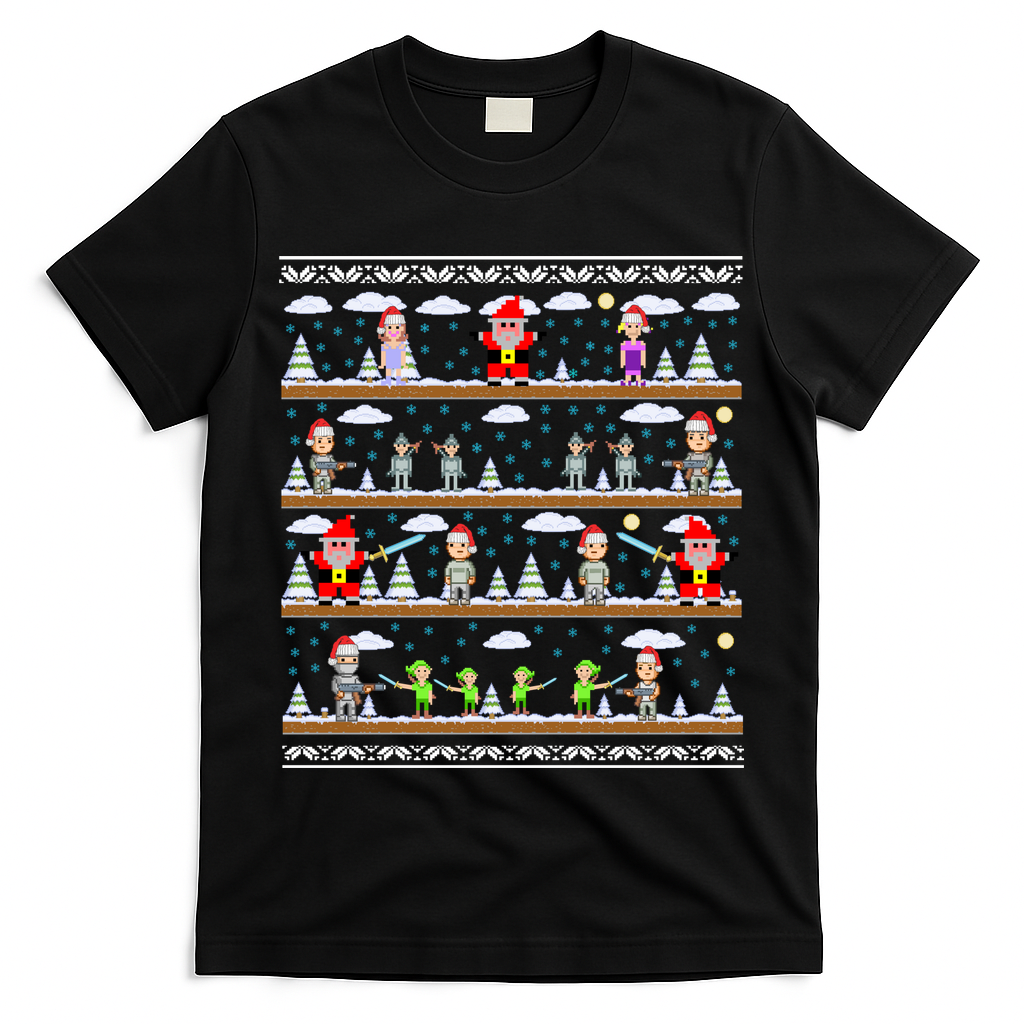 Attack of Christmas Gamer Ugly Christmas Sweater T-Shirt