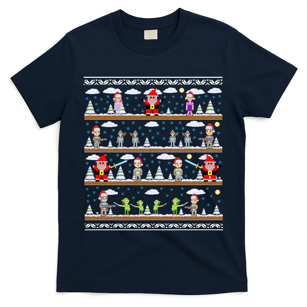 Attack of Christmas Gamer Ugly Christmas Sweater T-Shirt