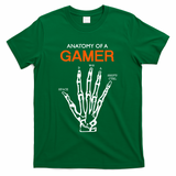 Anatomy Of Gamer Funny Gaming T-Shirt