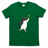 Adélie Penguin and Butterfly - Green