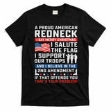 A Proud American Redneck T-Shirt - Black