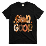 Autumn Pumpkin Christian Thanksgiving Faith God Is So Good T-Shirt - Black
