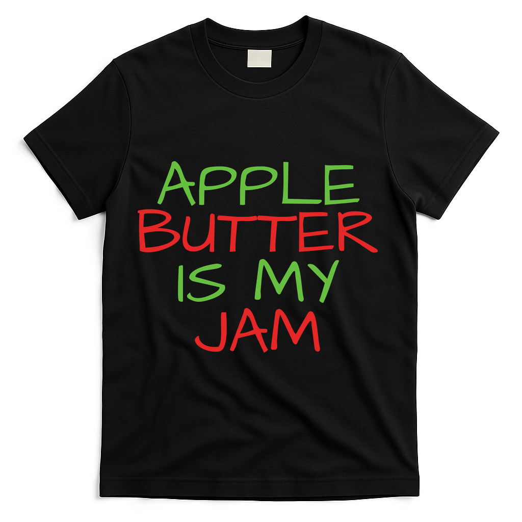 Apple Picking Crew Fall Family Outfit Autumn Fall Apple Lover Apple Picking T-Shirt - Black