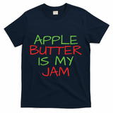 Apple Picking Crew Fall Family Outfit Autumn Fall Apple Lover Apple Picking T-Shirt - Navy