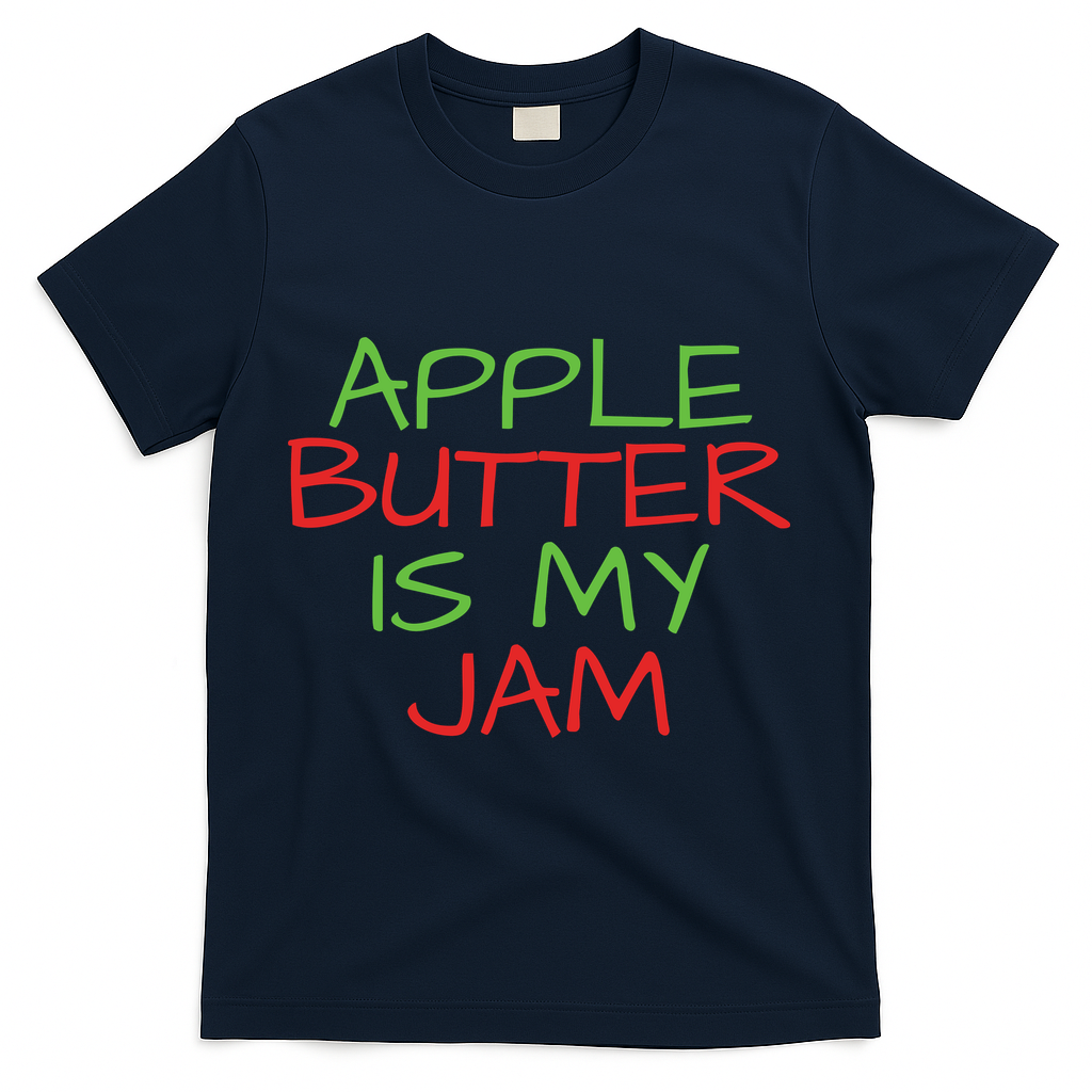 Apple Picking Crew Fall Family Outfit Autumn Fall Apple Lover Apple Picking T-Shirt - Navy