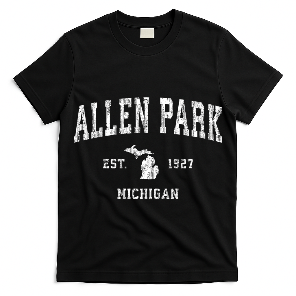 Allen Park Michigan Mi Vintage Sports T-Shirt