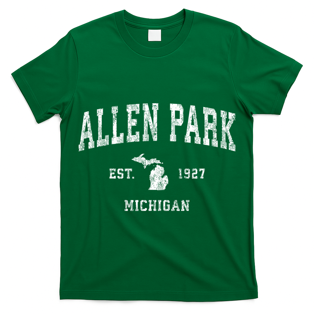 Allen Park Michigan Mi Vintage Sports T-Shirt