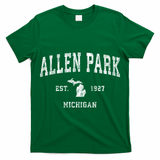 Allen Park Michigan Mi Vintage Sports T-Shirt