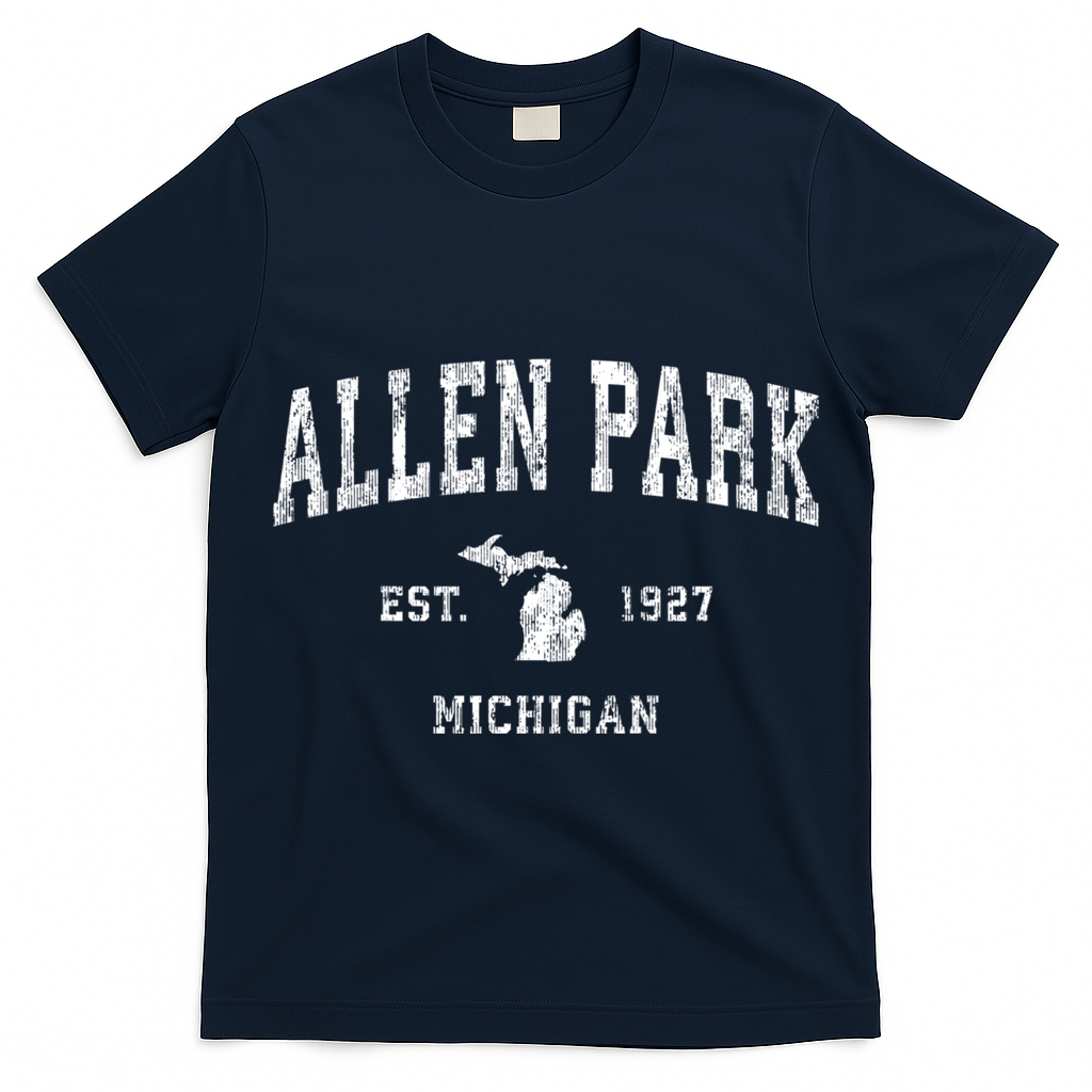 Allen Park Michigan Mi Vintage Sports T-Shirt