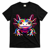 Axolotl Rainbow Kawaii Colorful Love Axolotls Herpetologist T-Shirt
