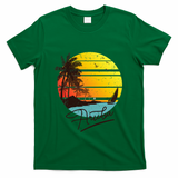 Aruba Retro Summer Tropical Beach T-Shirt - Green