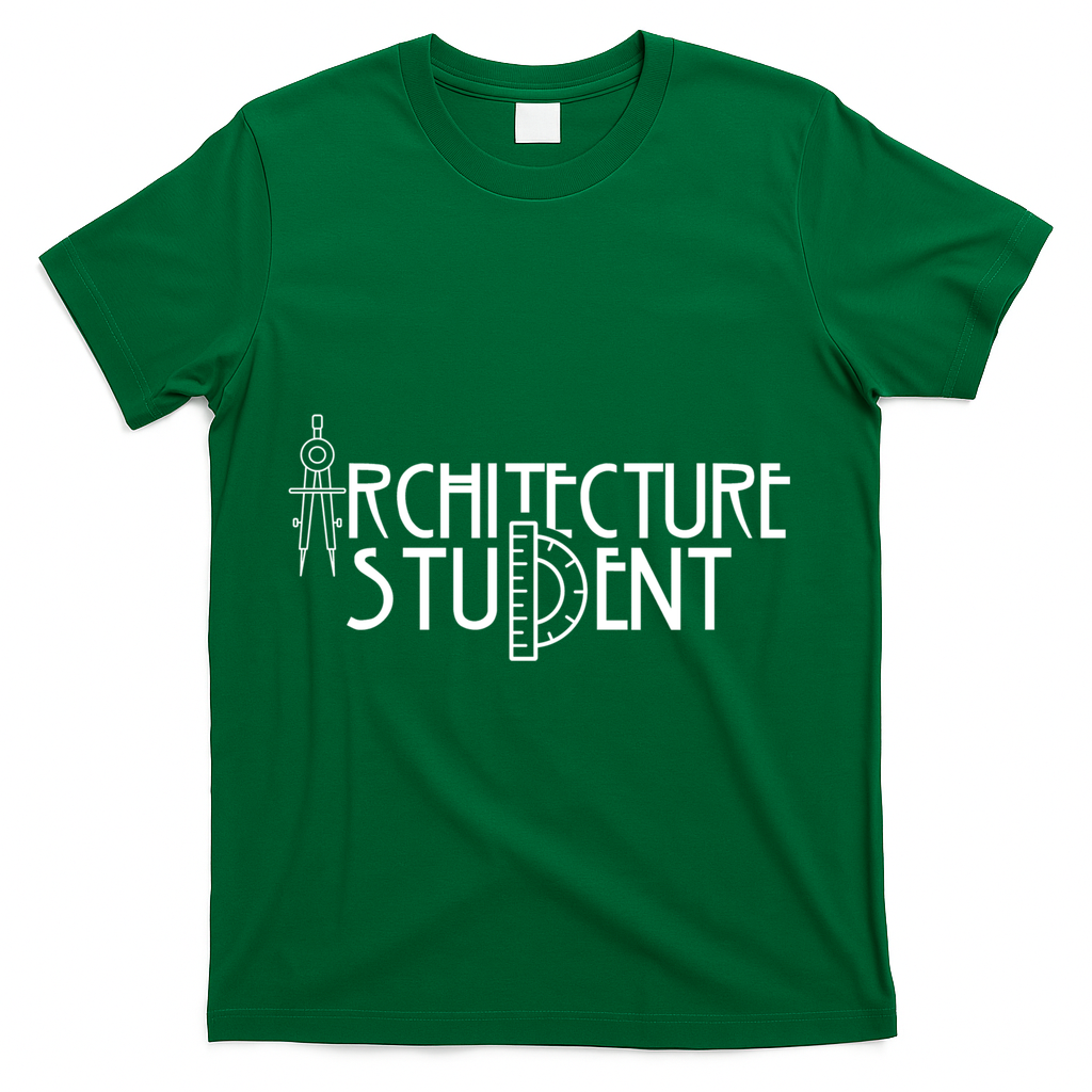 Architecture Student Architects Graduation Architect Meaningful Gift T-Shirt - Green