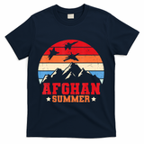 Afghan Summer Afghanistan Veteran Soldier T-Shirt - Navy