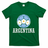 Argentina Soccer Fan Apparel T-Shirt - Green