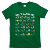 Alphabet Space Galaxy Abcs Letters Science Teacher T-Shirt