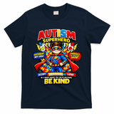 Autism Superhero Quotes Puzzle Pieces T-Shirt