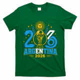 Argentina Soccer World 2026 Championship Celebration T-Shirt - Irish Green