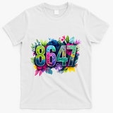 Anti Trump 8647 Floral Resist 86 47 Impeach Trump Impeach 47 Tank Top T-Shirt - White