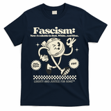 Anti Trump Anti Fascism T-Shirt - Navy