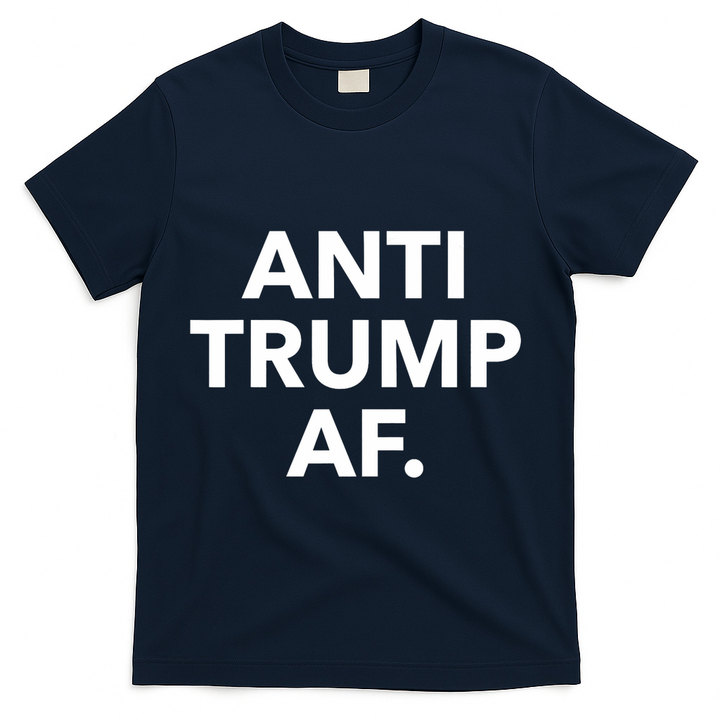Anti Trump Af T-Shirt - Navy