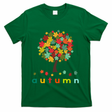 Autumn Tree Colorful Festive T-Shirt - Green