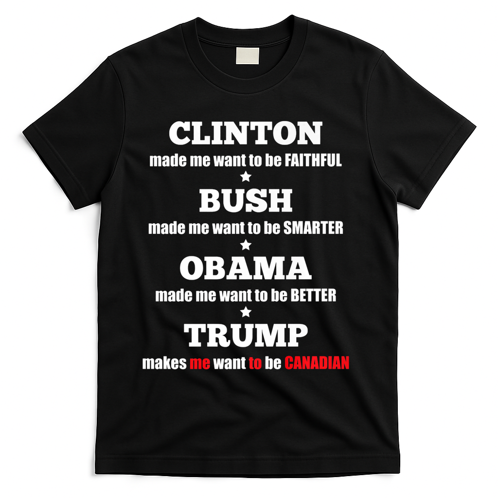 Anti Trump Political For Independents And Liberals T-Shirt - Black