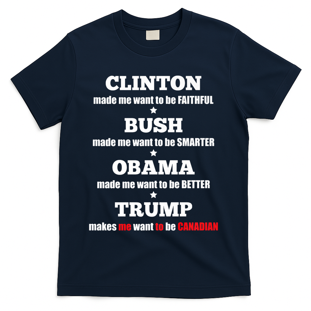 Anti Trump Political For Independents And Liberals T-Shirt - Navy