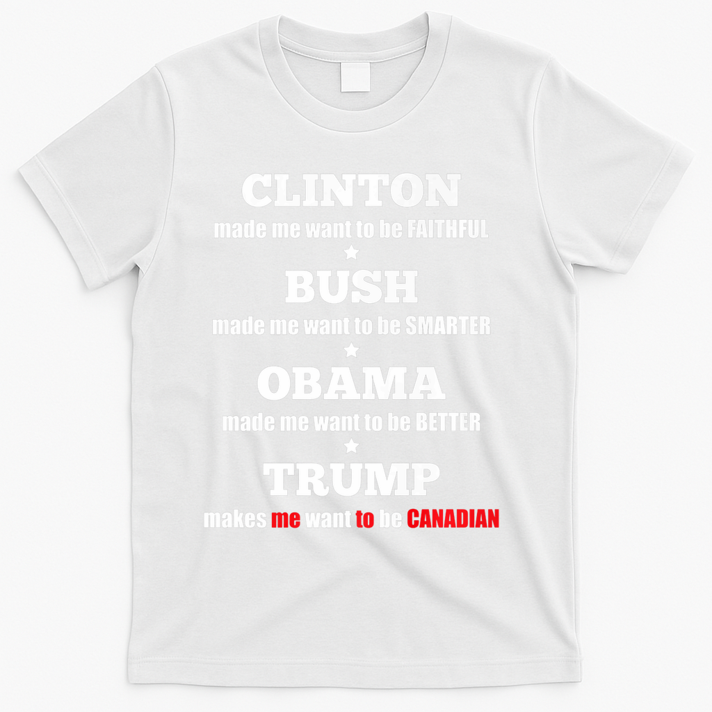 Anti Trump Political For Independents And Liberals T-Shirt - White