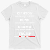 Anti Trump Political For Independents And Liberals T-Shirt - White