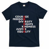 Anti Trump Resist Political T-Shirt - Navy