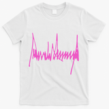 Autograph Trump Signature USA 47Th President Pro Trump T-Shirt - White
