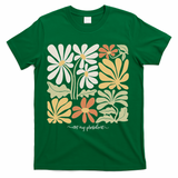 Anti Trump Subtle Not My President Flowers T-Shirt - Green