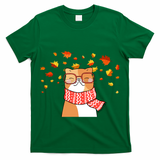 Autumn Cat Fall Season T-Shirt