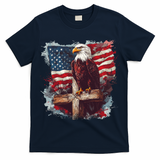 American USA Flag Christian Cross Eagle T-Shirt