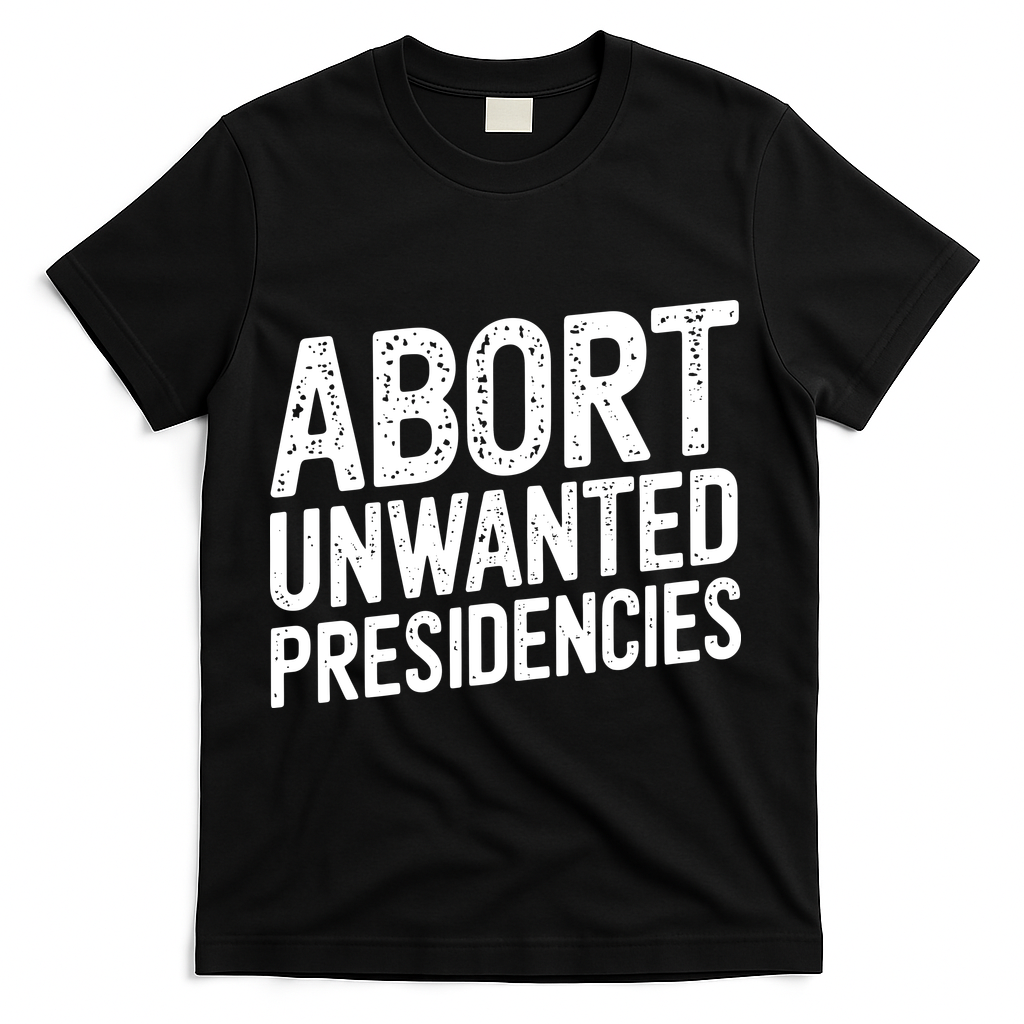 Abort Unwanted Presidencies T-Shirt - Black