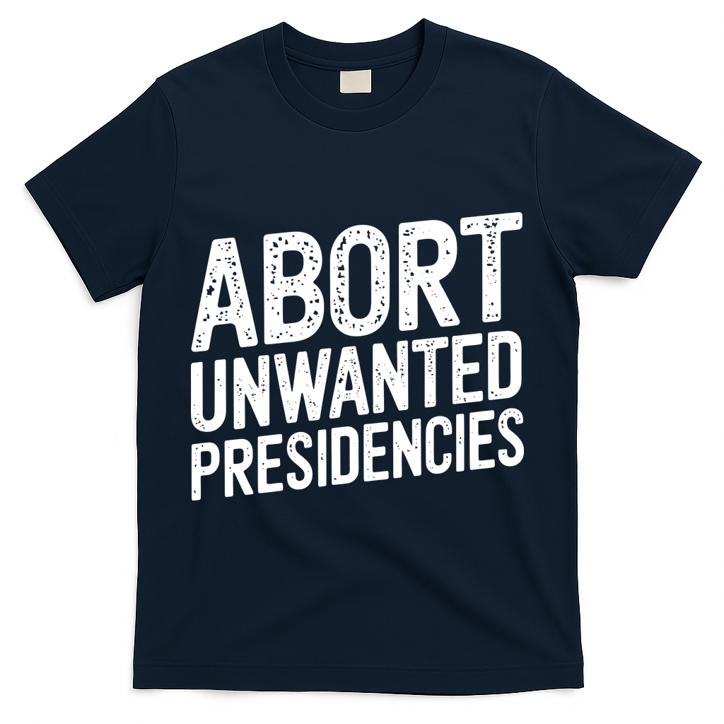 Abort Unwanted Presidencies T-Shirt - Navy