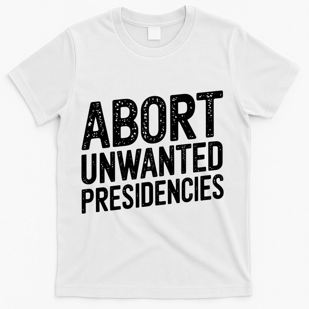 Abort Unwanted Presidencies T-Shirt - White