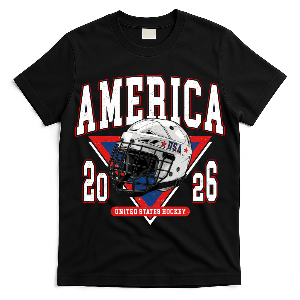 America United States Hockey Champions 2026 USA T-Shirt