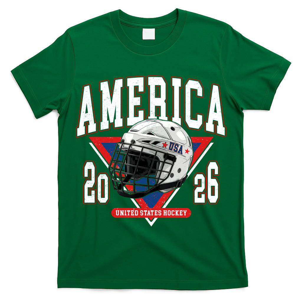 America United States Hockey Champions 2026 USA T-Shirt