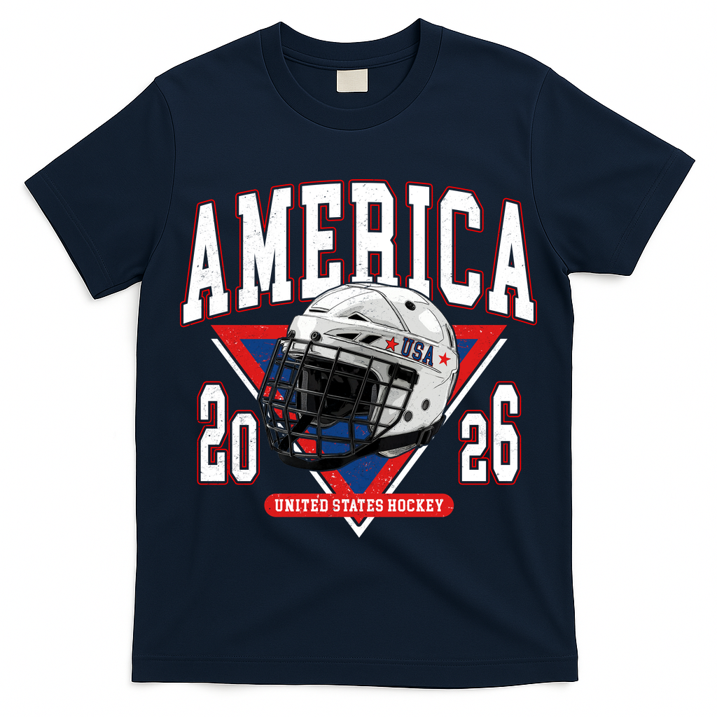 America United States Hockey Champions 2026 USA T-Shirt