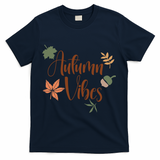 Autumn Vibes Cozy T-Shirt - Navy