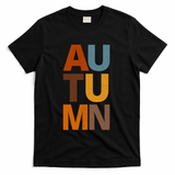 Autumn Vintage Fall T-Shirt - Black