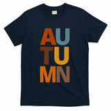 Autumn Vintage Fall T-Shirt - Navy
