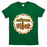 Autumn Vibes Leaf Season T-Shirt - Green