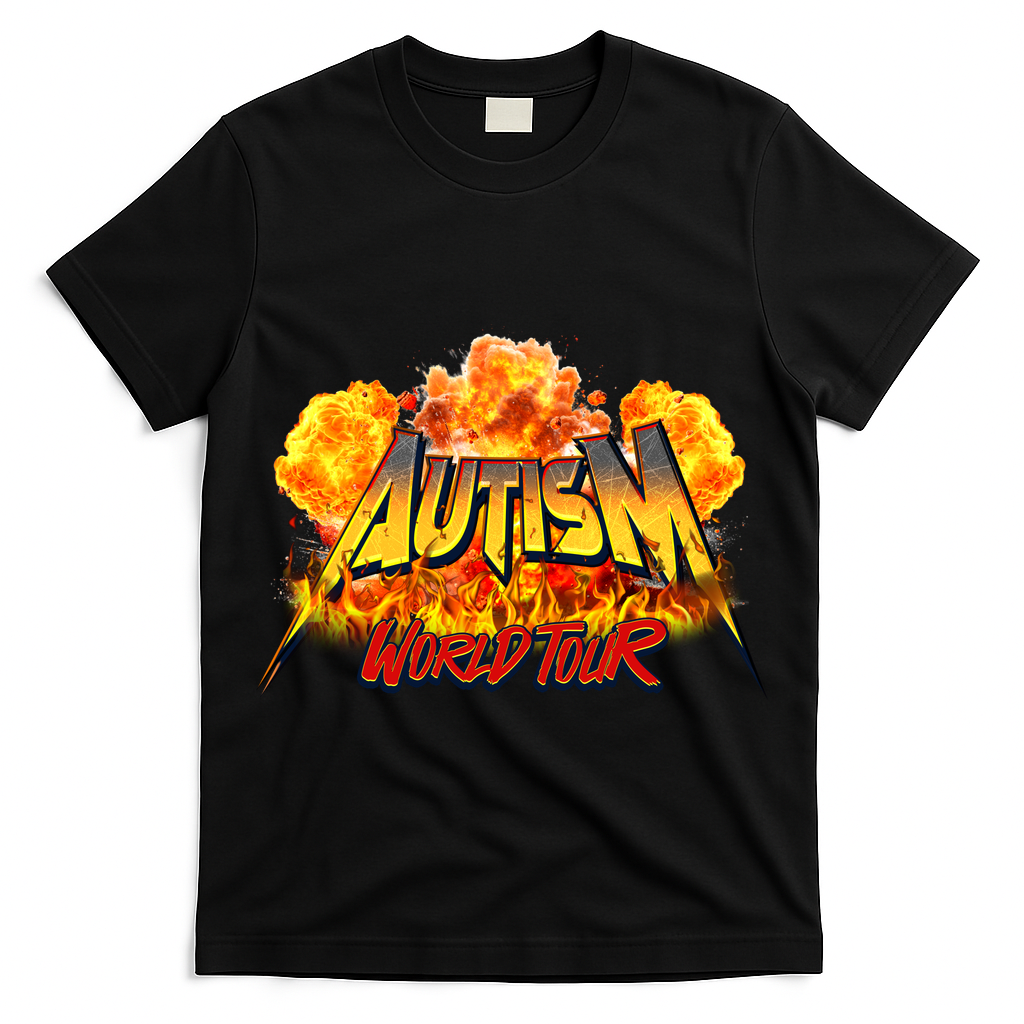 Autism World Tour Front And Back T-Shirt