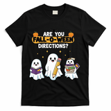 Are You Fall O Ween Directions Halloween T-Shirt - Black