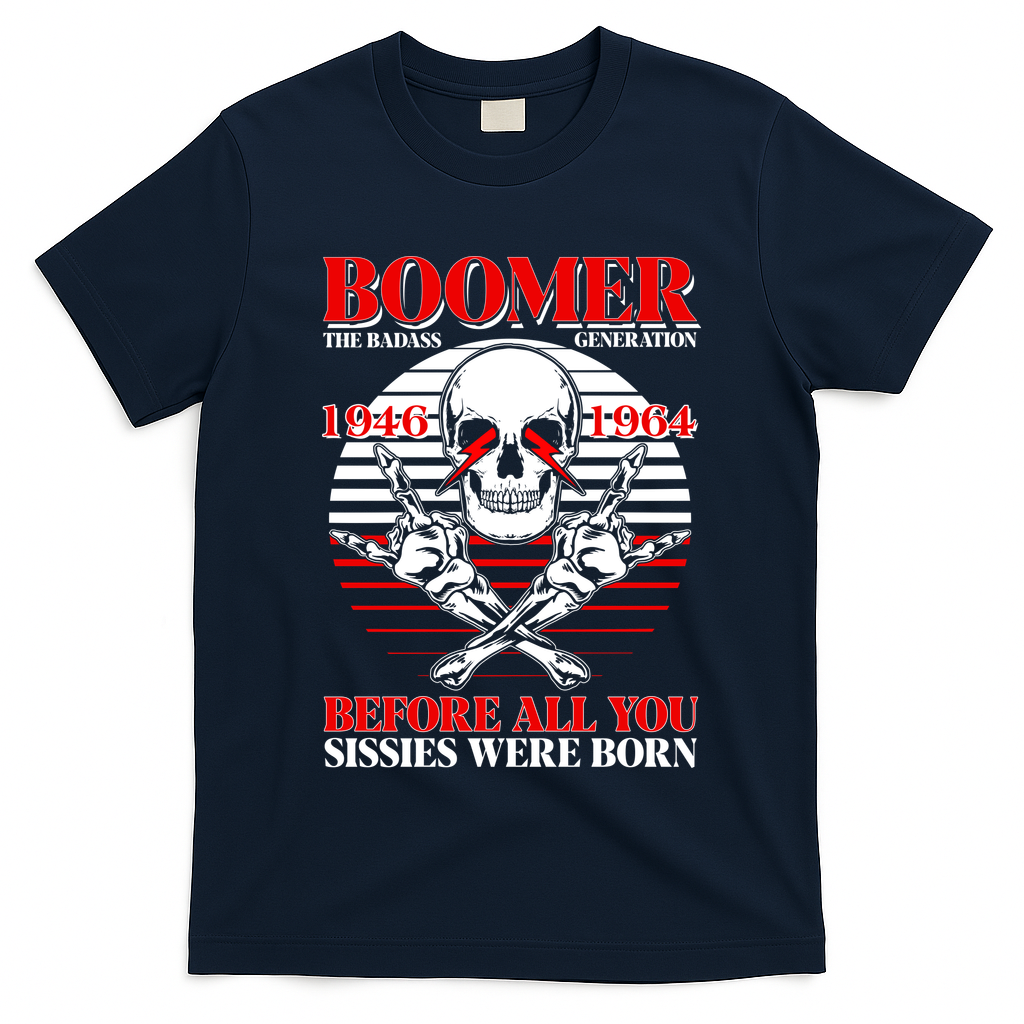 Boomer 1946 1964 The Badass Generation Before All You Sissies Were Born T-Shirt