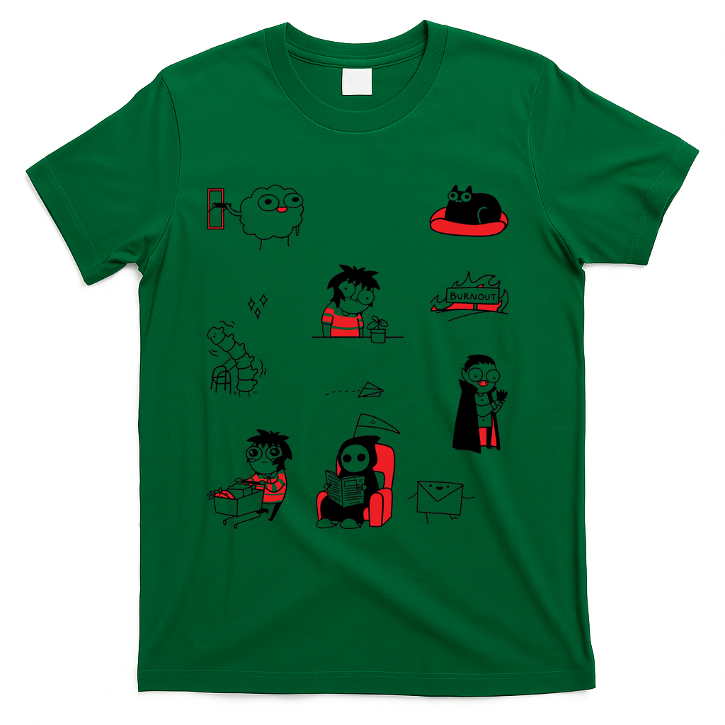 book 5 sticker sheet - Green
