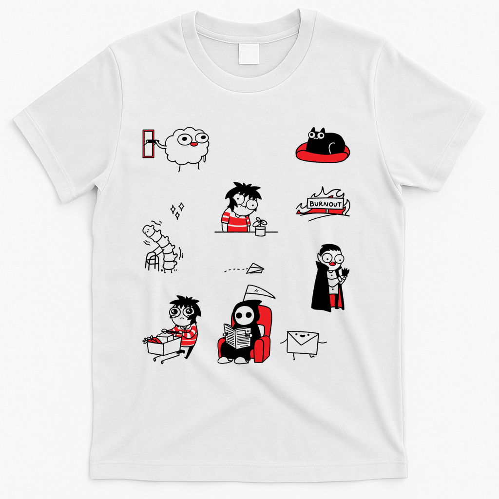 book 5 sticker sheet - White