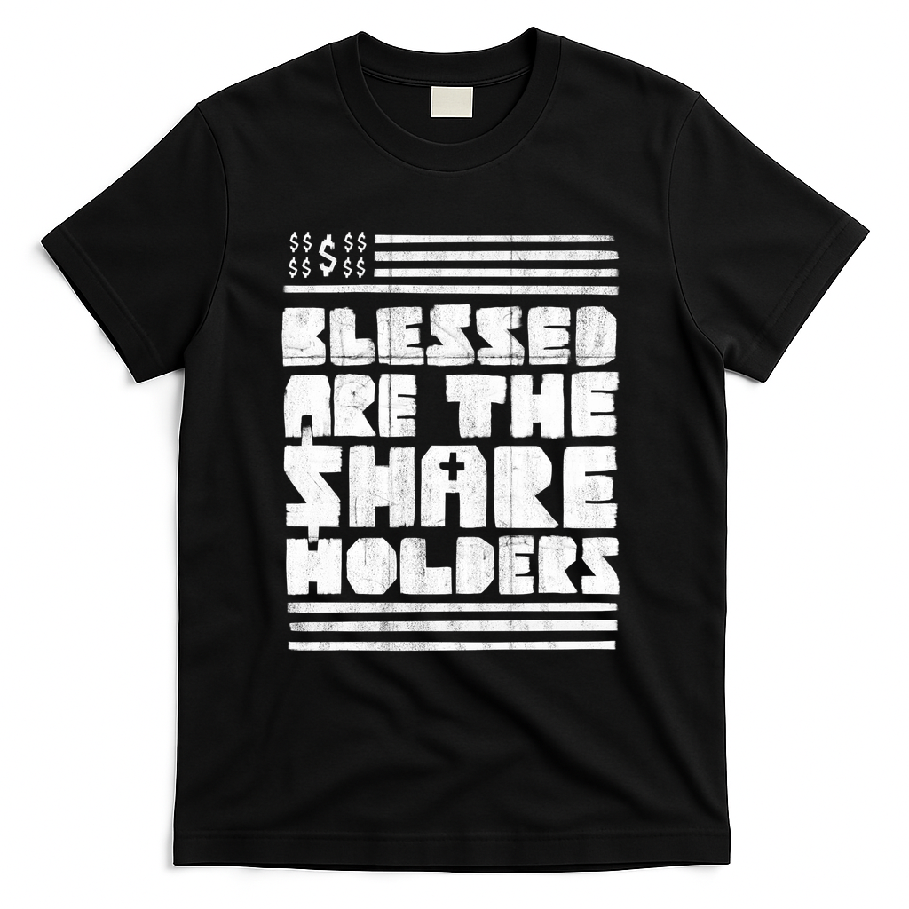 Blessed are the Shareholders - Black